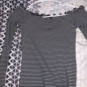 off the shoulder long sleeve